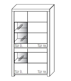 WM.SO.5123 Wöstmann. Soleo 3000 | Schrank | Type 5123/5124 | H: 200,8 cm