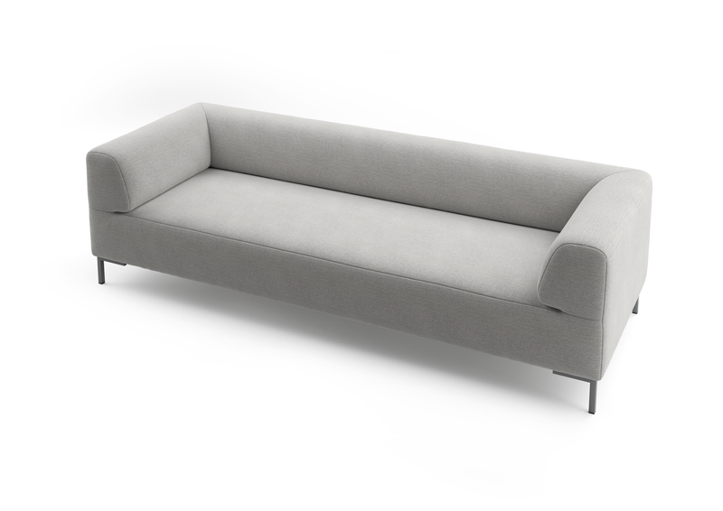 freistil Rolf Benz 185 - Sofabank | Stoff grauweiß 6541 | B: 223 cm