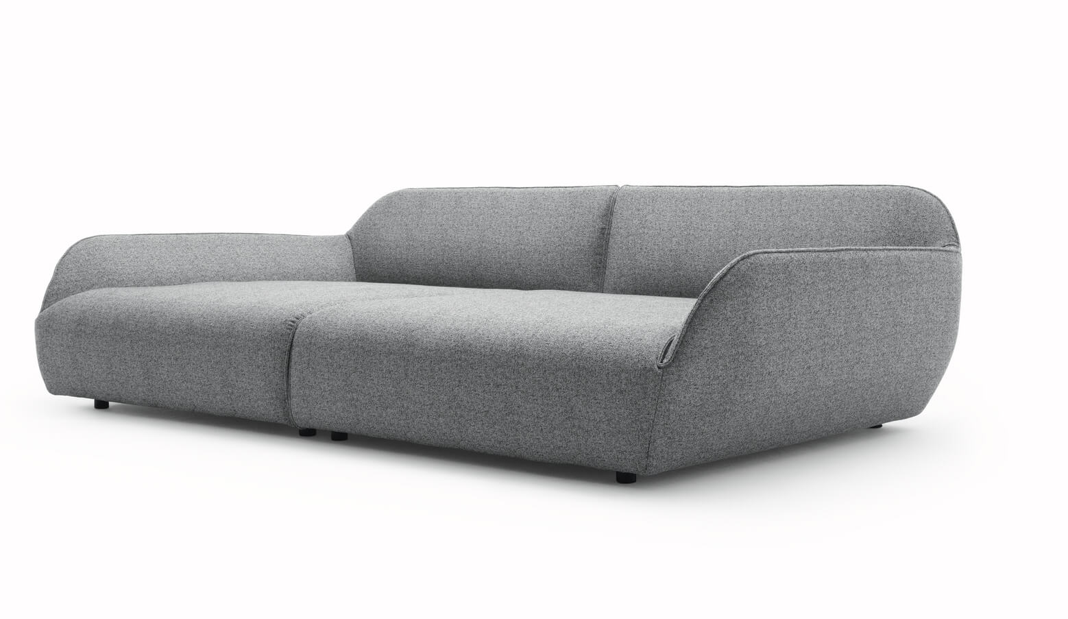 graues Loungesofa stoff creation by rolf benz cr 480