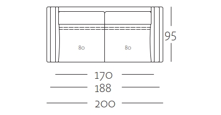 Sitzbreite 160 cm | SOB 450/SB 160