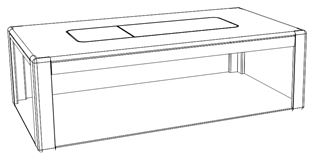 WM.SL.9500 Wöstmann. Solento | Couchtisch  | B: 130,0 cm | Type 9500 | Wildeiche