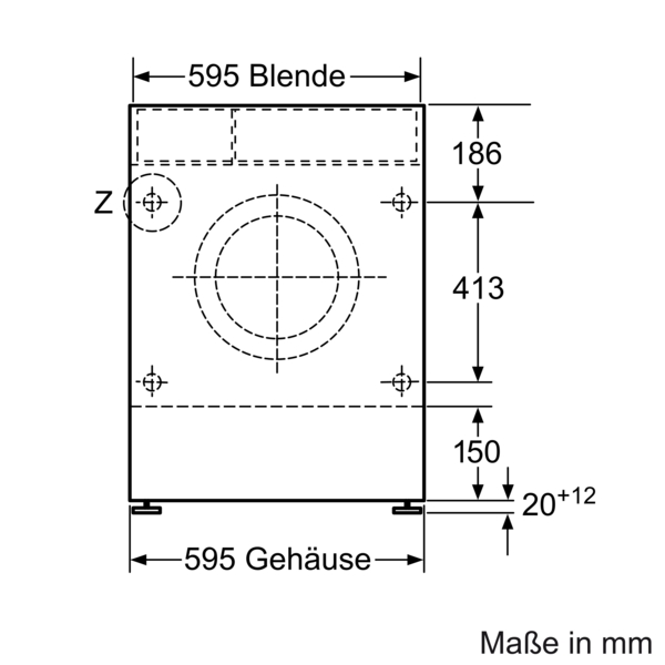 Siemens - Einbau-Waschtrockner iQ500 | 7/4 kg | WK14D543  