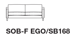 SOB-F EGO/SB168 | 3-sitzig