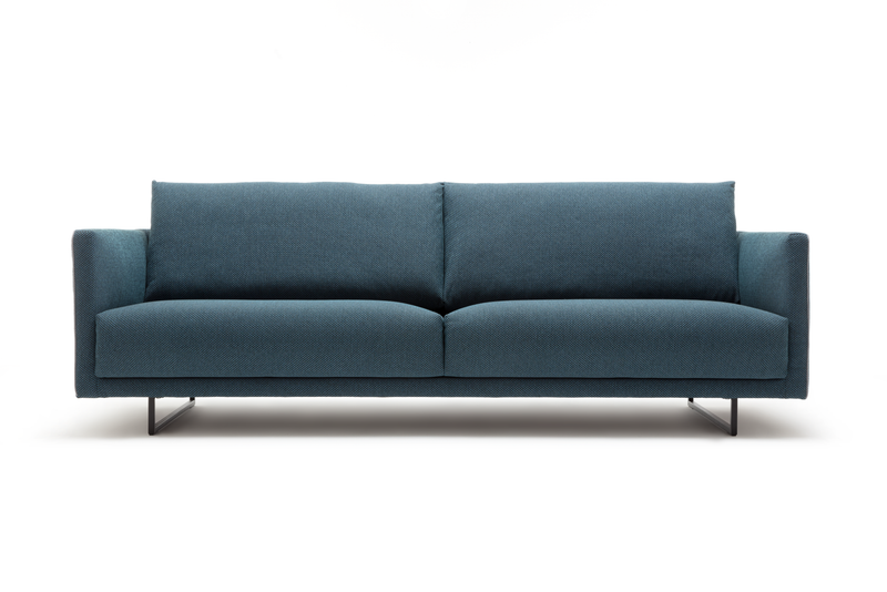 freistil Rolf Benz 133 - Sofabank | Stoff azurblau 4025 | B: 222 cm