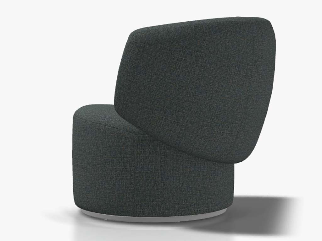Rolf Benz. 684 - Lounge-Sessel | Stoff, grünblau 15.600