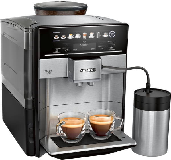 Siemens - Kaffeevollautomat EQ.6 plus s700 | Edelstahl | TE657M03DE 