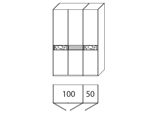 6003 | 3-türig, B 151,9 cm 