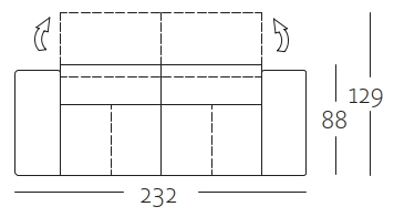 Breite 232 cm | SOB 420/232