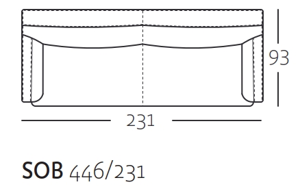 Breite 231 cm | SOB 446/231