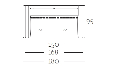 Sitzbreite 140 cm | SOB 450/SB 140