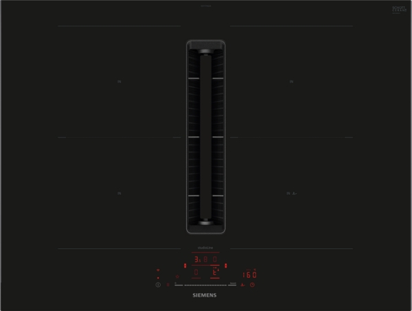 Siemens studioLine - Induktionskochfeld mit integriertem Dunstabzug iQ500 (70 cm) | flächenbündig | ED707HQ26E