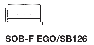 SOB-F EGO/SB126 | 2-sitzig