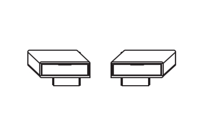 2 x Konsole, 1 Schubkasten 