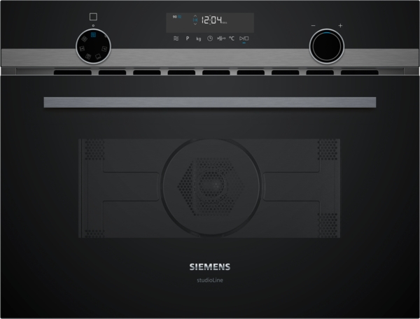 Siemens studioLine - Einbau-Mikrowellen mit Heißluft iQ500 (60x45 cm) | CM485AGB1