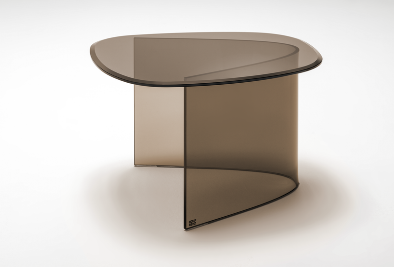 Rolf Benz 8890 ONNO - Couchtisch | Parsolglas bronze | 53 x 58 cm