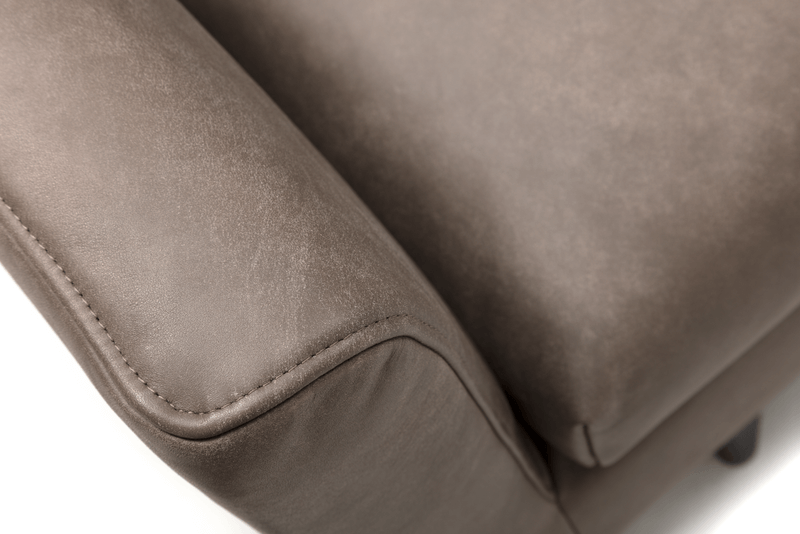 freistil Rolf Benz 134 - Sofabank | Leder braungrau 9225 | B: 222 cm