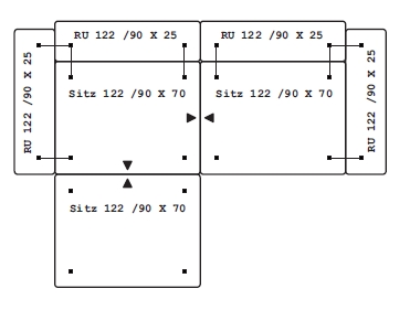 F.122.Bundle3 freistil 122 ECHT - Bundle 3 | Sofaelemente (7-teilig) 