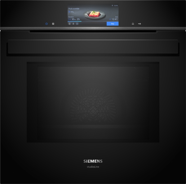 Siemens studioLine iQ700 Einbau-Backofen mit Mikrowellenfunktion (60 x 60 cm) | HM978GNB1 