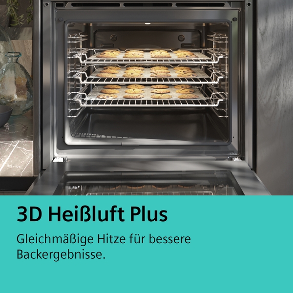 Siemens studioLine - Einbau-Backofen iQ700 (60x60 cm) | HB974GLB1 