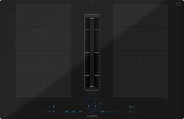 Siemens studioLine - Induktionskochfeld mit integriertem Dunstabzug iQ700 (80 cm) | flächenbündig | EX800NX68E