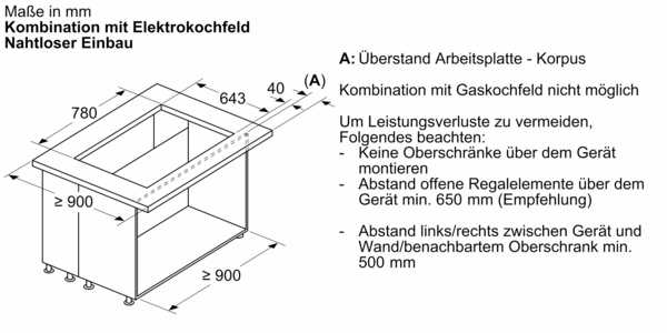 Siemens studioLine - Tischlüfter iQ700 (80 cm) | Klarglas | LD88WMM65 