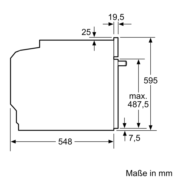 Siemens powerLine - Einbau-Backofen iQ500 (60x60 cm) | HB517GBS0 