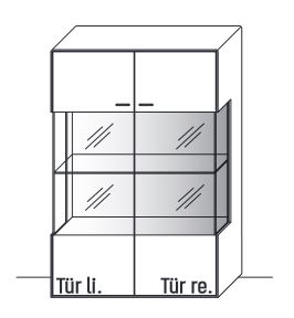 WM.2320.4940 Wöstmann. WM 2320 | Highboard  | B: 91,9 cm | Type 4940