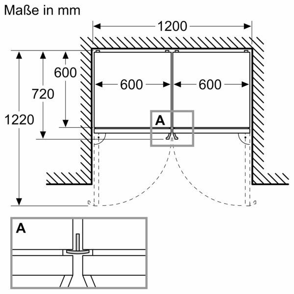 Siemens - Freistehende Kühl-Gefrier-Kombination iQ500 (203x60 cm) | Edelstahl | KG39NAICT 