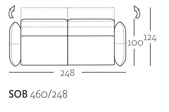 Breite 248 cm | SOB 460/248