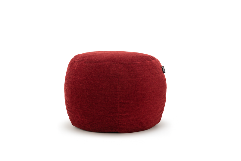 freistil Rolf Benz. 198 - Pouf rund | fest gepolstert | Ø 56 cm