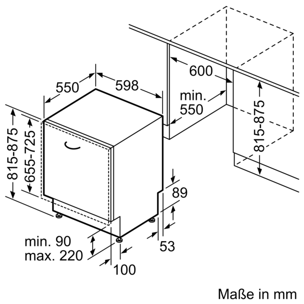 Siemens - Unterbau-Geschirrspüler iQ300 (60 cm) | SN63EX02CE