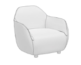 CR.480.SE Creation by Rolf Benz CR.480 - Sessel (Loungesessel) | B 96 cm